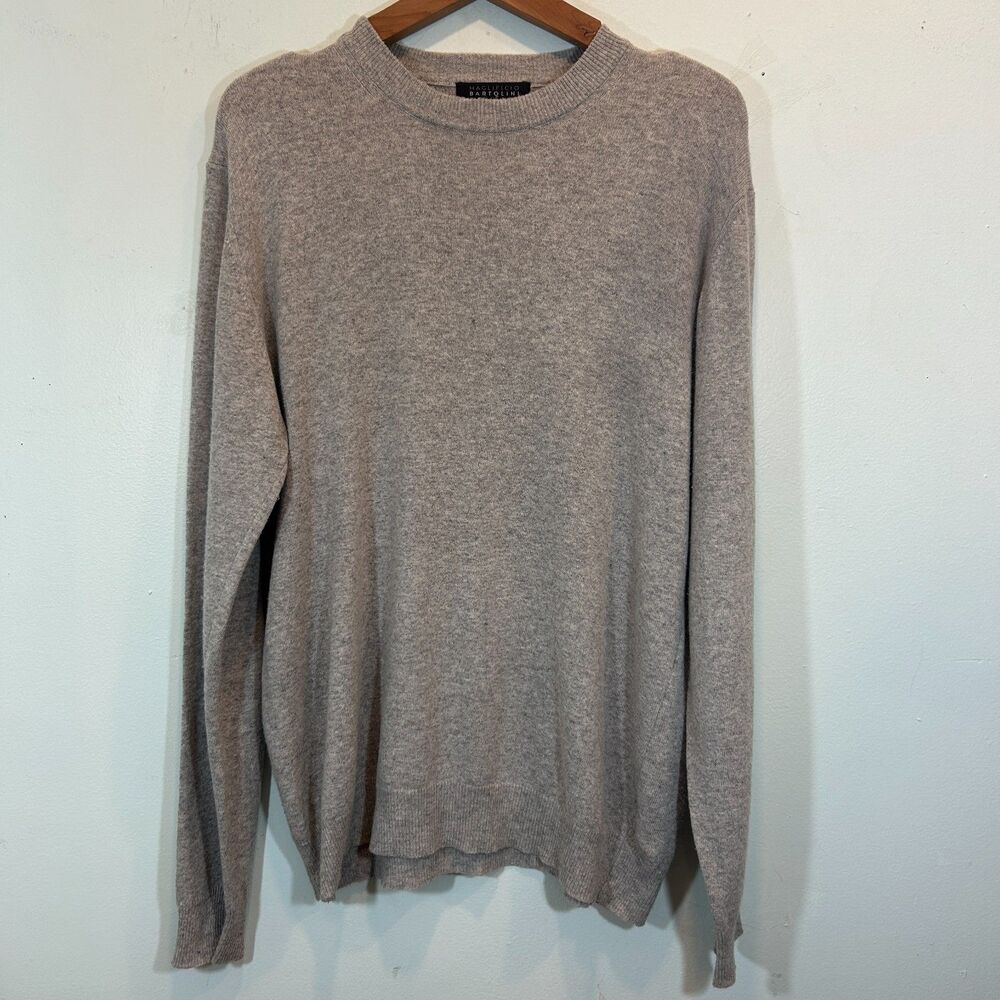 Maglificio Bartolini Italy Cashmere Wool Men Sweater Size XL Casual Lightweight